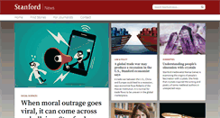 Desktop Screenshot of news.stanford.edu