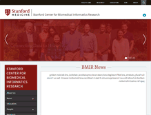 Tablet Screenshot of bmir.stanford.edu