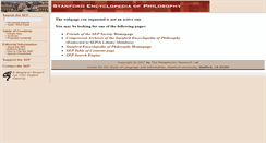 Desktop Screenshot of leibniz.stanford.edu