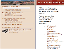Tablet Screenshot of leibniz.stanford.edu
