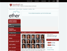 Tablet Screenshot of ether.stanford.edu