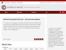 Tablet Screenshot of fairuse.stanford.edu