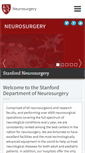 Mobile Screenshot of neurosurgery.stanford.edu