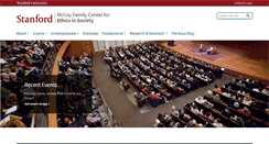 Desktop Screenshot of ethicsinsociety.stanford.edu