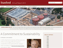 Tablet Screenshot of annualreport.stanford.edu