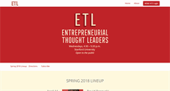 Desktop Screenshot of etl.stanford.edu