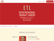 Tablet Screenshot of etl.stanford.edu