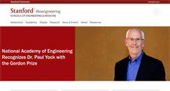 Desktop Screenshot of bioengineering.stanford.edu