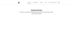 Desktop Screenshot of dosti.stanford.edu