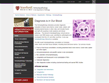 Tablet Screenshot of hematopathology.stanford.edu