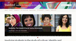 Desktop Screenshot of diversityarts.stanford.edu