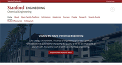 Desktop Screenshot of cheme.stanford.edu