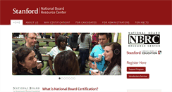 Desktop Screenshot of nbrc.stanford.edu