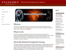 Tablet Screenshot of complexity.stanford.edu