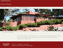 Tablet Screenshot of hannahousetours.stanford.edu