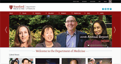 Desktop Screenshot of medicine.stanford.edu