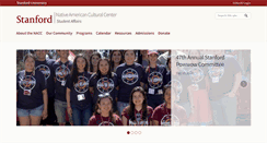 Desktop Screenshot of nacc.stanford.edu