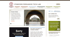 Desktop Screenshot of captology.stanford.edu