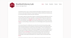 Desktop Screenshot of litlab.stanford.edu