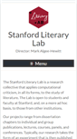 Mobile Screenshot of litlab.stanford.edu
