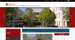 Desktop Screenshot of cibsr.stanford.edu