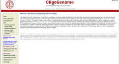 Desktop Screenshot of oligogenome.stanford.edu