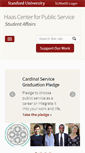 Mobile Screenshot of haas.stanford.edu