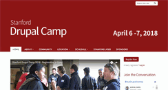 Desktop Screenshot of drupalcamp.stanford.edu