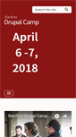 Mobile Screenshot of drupalcamp.stanford.edu