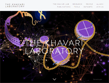 Tablet Screenshot of khavarilab.stanford.edu