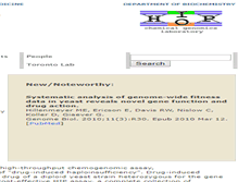 Tablet Screenshot of chemogenomics.stanford.edu