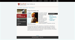 Desktop Screenshot of kornberg.stanford.edu