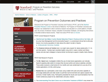 Tablet Screenshot of ppop.stanford.edu