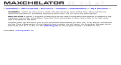 Desktop Screenshot of maxchelator.stanford.edu