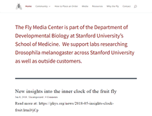 Tablet Screenshot of flycenter.stanford.edu