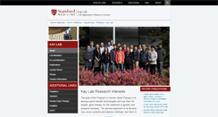 Desktop Screenshot of kaylab.stanford.edu