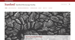 Desktop Screenshot of microscopy.stanford.edu