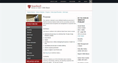 Desktop Screenshot of childabuse.stanford.edu