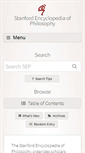 Mobile Screenshot of plato.stanford.edu