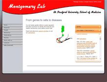 Tablet Screenshot of montgomerylab.stanford.edu