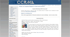 Desktop Screenshot of ccrma.stanford.edu