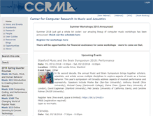 Tablet Screenshot of ccrma.stanford.edu