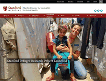 Tablet Screenshot of globalhealth.stanford.edu