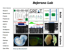 Tablet Screenshot of bejerano.stanford.edu