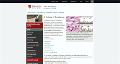 Desktop Screenshot of clinicalmicrobiology.stanford.edu