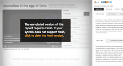Desktop Screenshot of datajournalism.stanford.edu