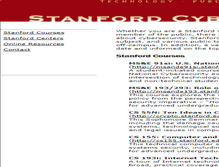 Tablet Screenshot of cybersecurity.stanford.edu
