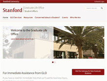 Tablet Screenshot of glo.stanford.edu