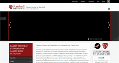 Desktop Screenshot of canarycenter.stanford.edu