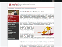 Tablet Screenshot of murinecvcore.stanford.edu